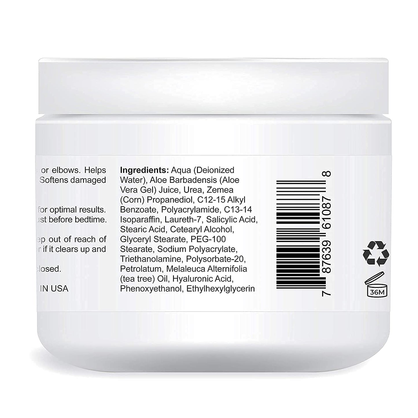 UREA LABS 42% Urea Cream + 2% Salicylic Acid 4oz – Maximum Strength Foot & Skin Repair, Deep Exfoliation & Hydration for Cracked Heels