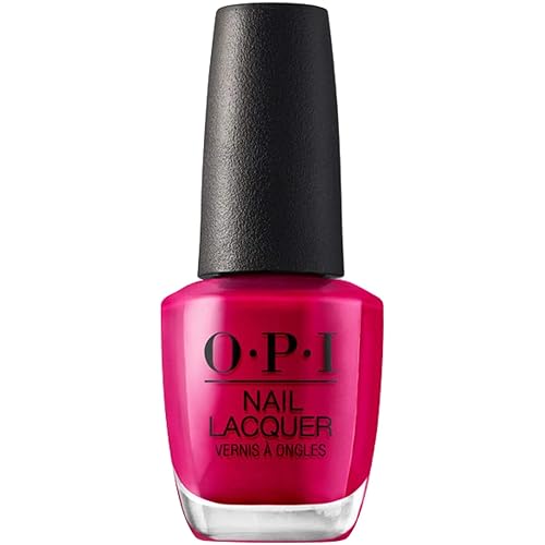 OPI Nail Lacquer Madam President | Opaque Dark Red Crème Chip Resistant Nail Polish | Washington DC Collection