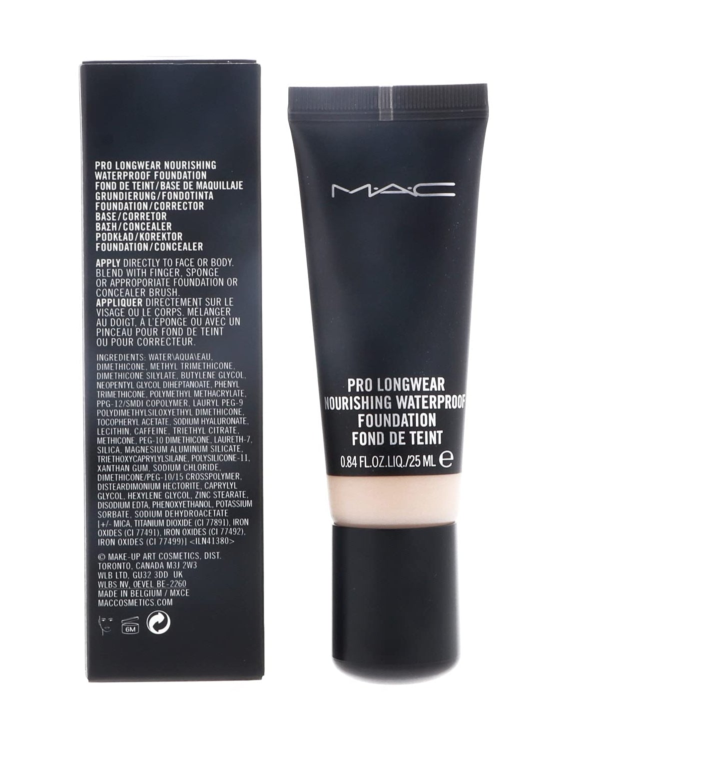 AcM MAC Pro Longwear Foundation Waterproof, Nc 30, 0.84 Oz