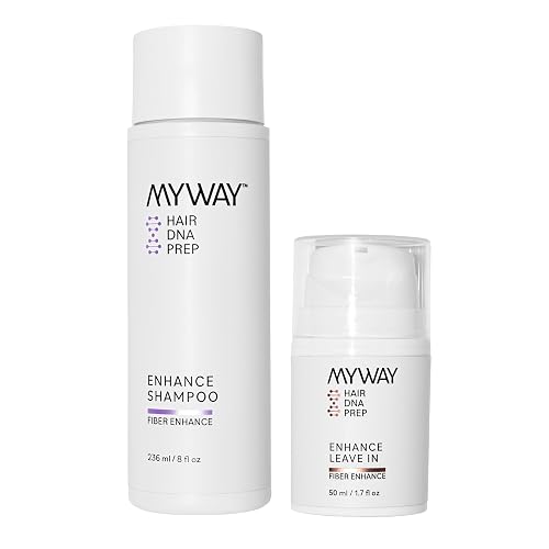 My Way Hair DNA Damage Repair Set - Shampoo & Leave-In Conditioner Duo for Dry, Damaged Hair - Helps Reduce Breakage, Hydrates Without Weight, Smooths