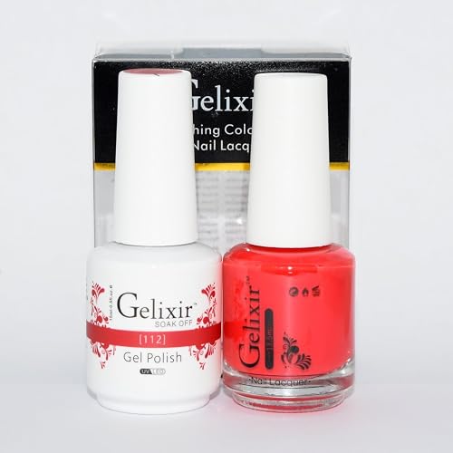 Gelixir Matching Color Gel & Nail Lacquer - 112 Beauty & Personal Care Niumcraft