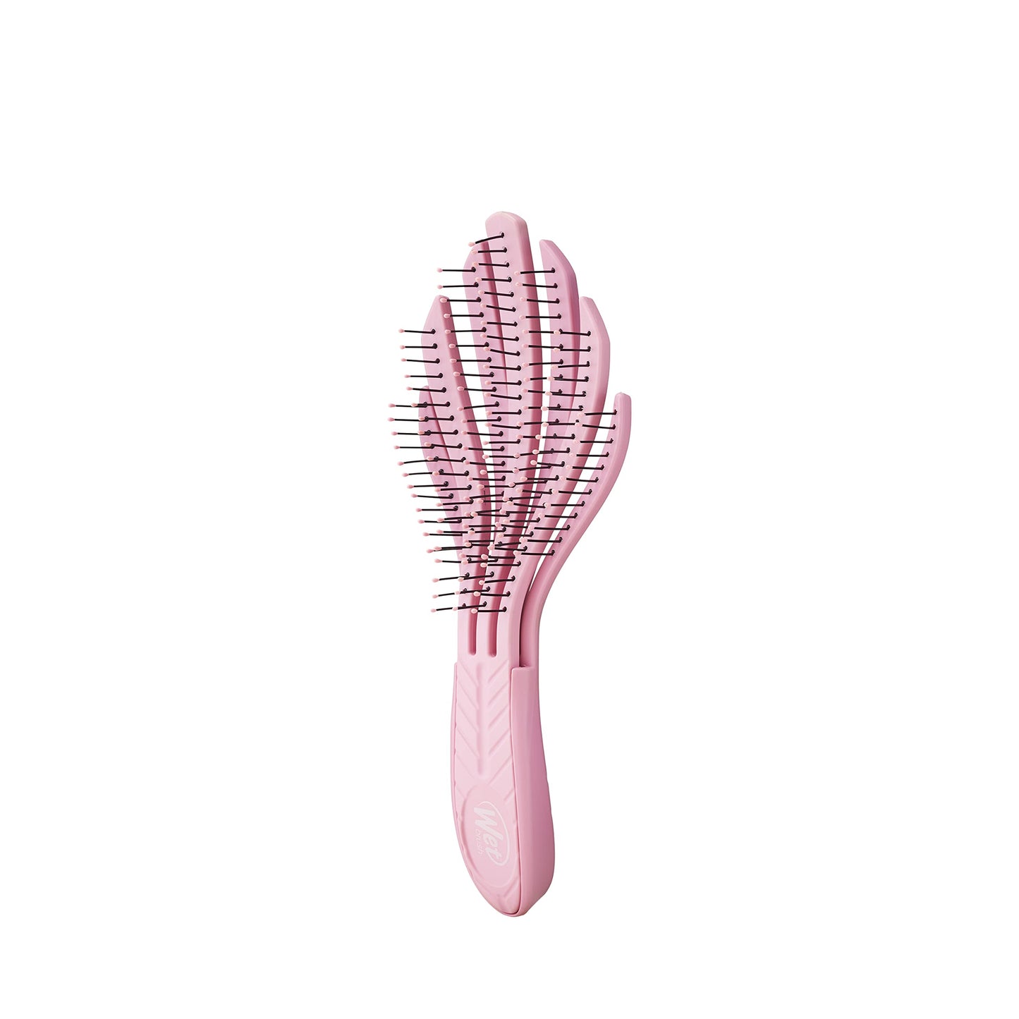 Wet Brush Go Green Curl Detangler Hair Brush, Pale Pink, Ultra-Soft IntelliFlex Detangling Bristles Glide Through Tangles with Ease, Great For Curls