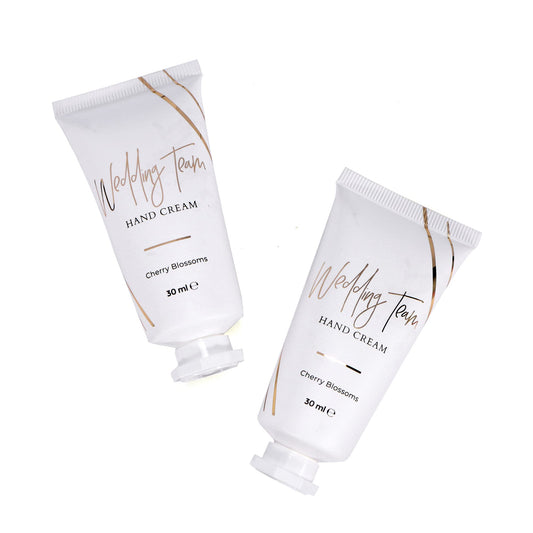 Pop Fizz Designs Wedding Team Hand Cream | Bridesmaids Proposal Gifts | Will You Be My Bridesmaid? | Bridal Shower Favors | Marble| 10 Pack