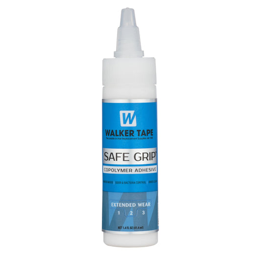 Walker Tape Safe Grip Adhesive 1.4 fl oz Twist Top for Wig Installs, Lace Systems, Toupee Applications, Hair Tape Adhesive Strips, with A Gentle Hold