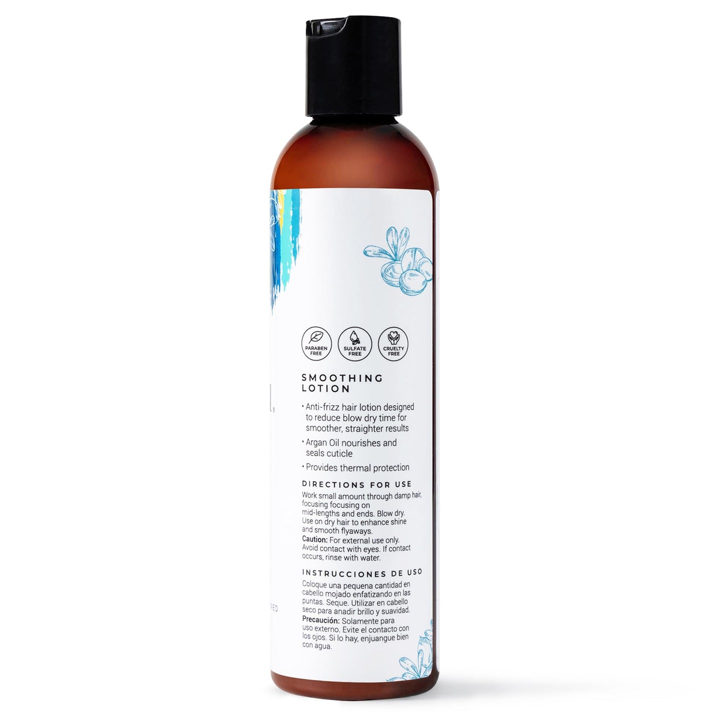 Cibu Smoothing Lotion | Styling Cream for Straightening Hair | At Home Smoothing Treatment | Anti Frizz Creme | Hair Straightener | Flyaway Smoother |