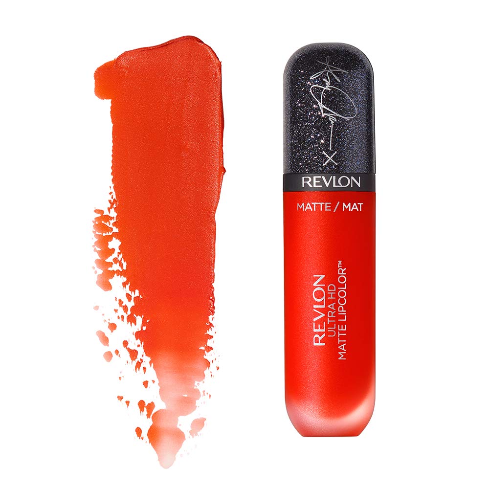 Revlon Colección de Labios Ashley Graham Nunca Suficiente x Color de Labios Ultra HD Mate - 002 Caliente Aquí