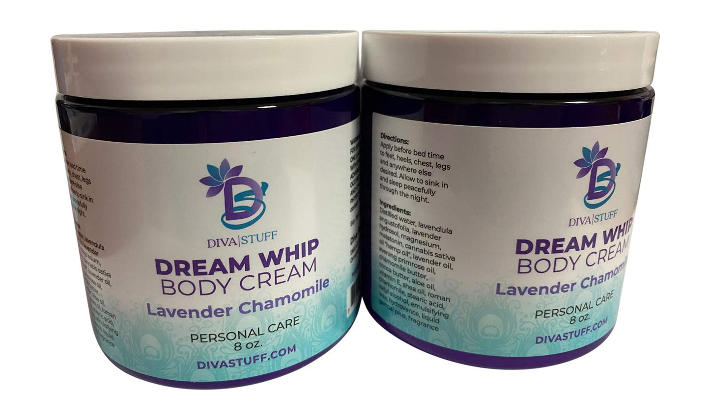 Diva Stuff Dream Whip Magnesium Body Cream (Dream Whip 2 Pack)