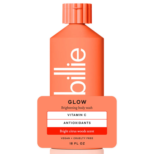 Billie Glow Brightening Womens Body Wash, 18 fl oz, Bright Citrus Woods Scent, Vegan, Cruelty Free Beauty and Personal Care Billie Default Title