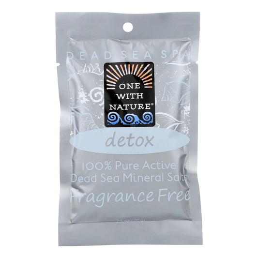 One Nature Bath Salts,Frag Free,Det 2.5 Oz (Pack of 6) Beauty and Personal Care One With Nature