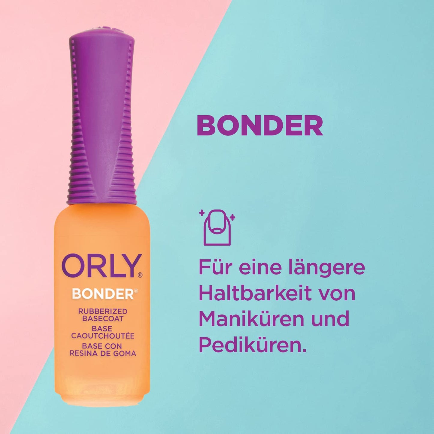 Orly Bonder Rubberized Nail Base Coat, .3 Ounce Beauty & Personal Care Orly