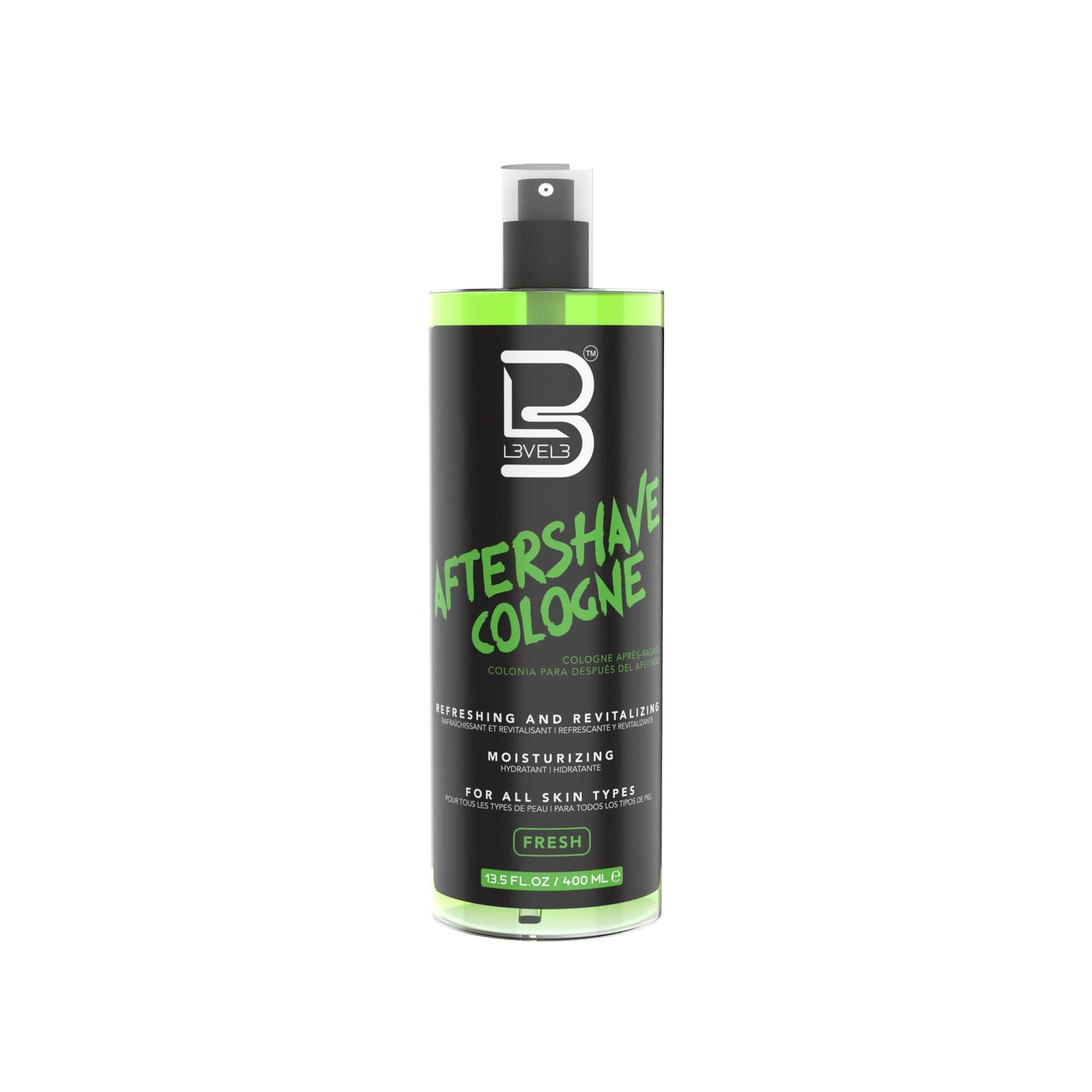 L3 Level 3 After Shave Spray Cologne - Softens Skin - Refreshes and Relieves Face and Skin - Moisturizing Formula Level Three After Shaving, Fresh