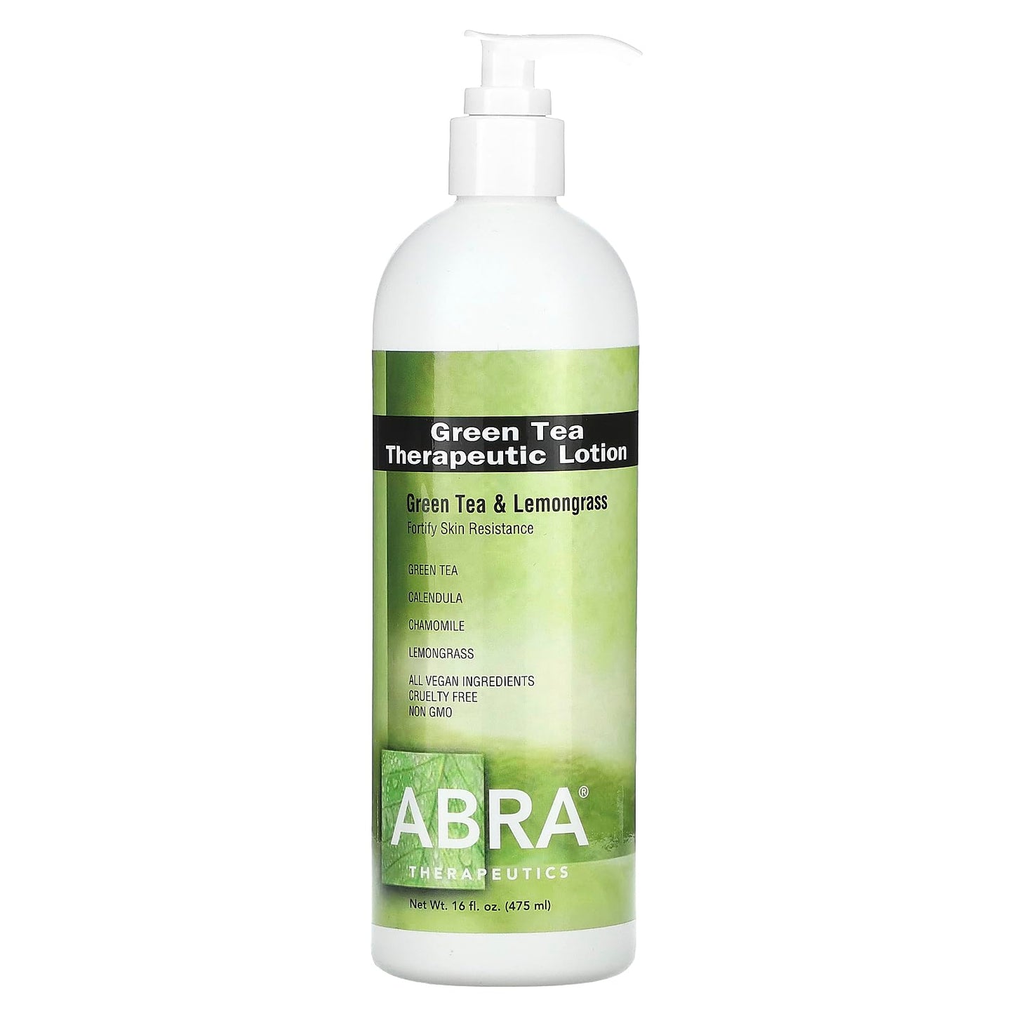 Abra Therapeutics Green Tea Therapeutic Lotion, 16 fl oz (475 ml)