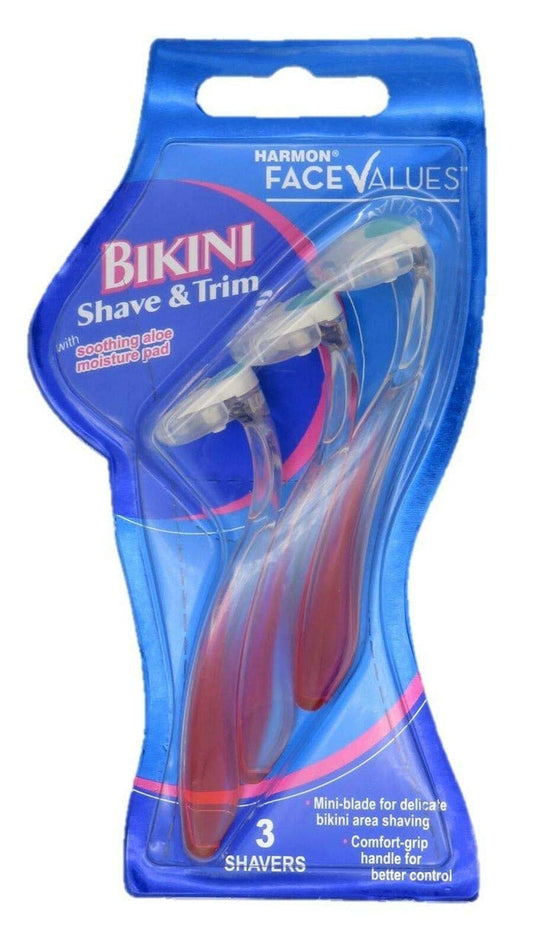 Harmon Face Values 3 Count Bikini Shaver Beauty and Personal Care Harmon Face Values