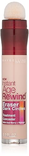 Maybelline Instant Age Rewind Eraser Dark Circles Treatment Concealer, Brightener, 0.2 fl. oz. (Package May Vary)