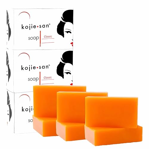 Kojie San Skin Brightening Soap - The Original Kojic Acid Soap that Reduces Dark Spots, Hyper-pigmentation, & other types of skin damage with Flawless