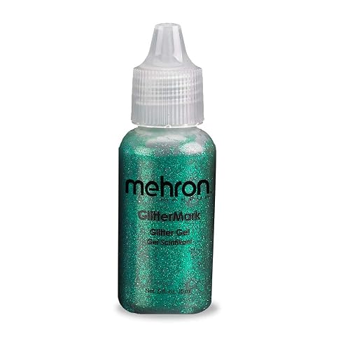 Mehron Makeup GlitterMark Glitter Gel (.5oz) (HOLIDAY GREEN)