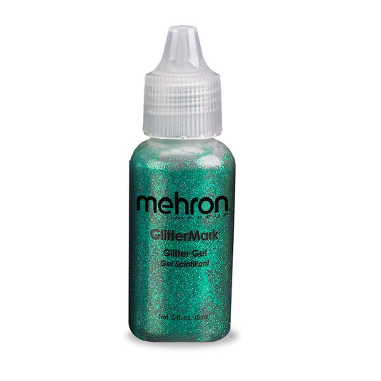 Mehron Makeup GlitterMark Glitter Gel (.5oz) (HOLIDAY GREEN)