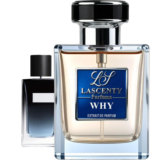LaScenty WHY Perfume Inspired by Y - EDP Cologne for Men (1.7oz / 50ml) | Extrait de Parfum | Long-Lasting Aromatic Woody Scent Cologne | Modern Fresh Beauty & Personal Care LaScenty