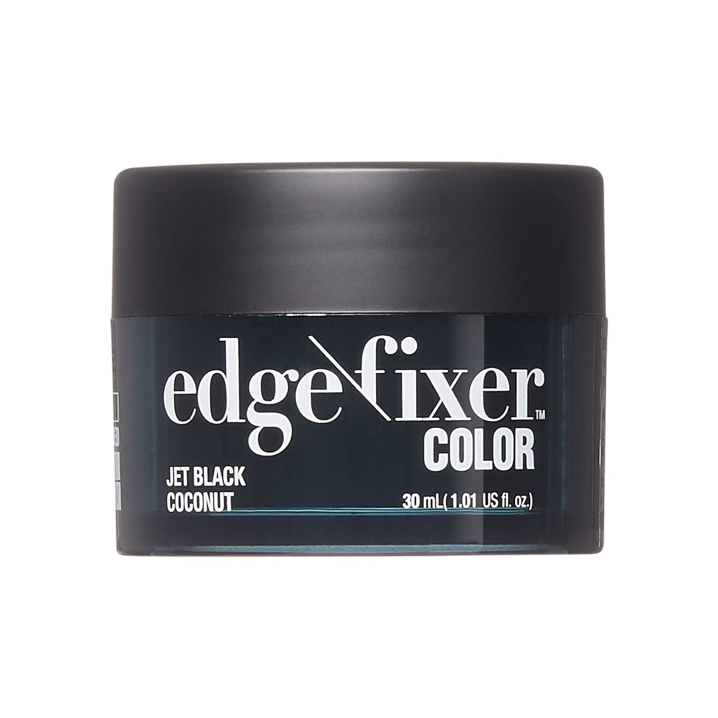 Red by Kiss Color Edge Fixer 24HR Max Hold Edge Control Pomade for Fly Away and Edge Frizz Hair (Jet Black) (30mL)