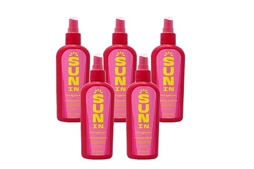 Sun-In Hair Lightener Spray, Tropical Breeze 4.70 oz (Pack of 5)