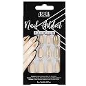 Ardell Nail Addict Premium Press On Nails Set - 24 False Nails Jeweled Coffin Shaped with Gold Accents, Artificial Acrylic Nail Kit with Glue for An Beauty & Personal Care Ardell