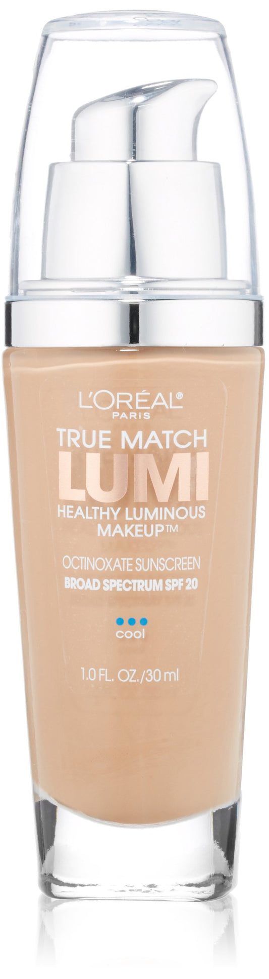 L'Oréal Paris True Match Lumi Healthy Luminous Makeup, C5 Classic Beige, 1 fl. oz.