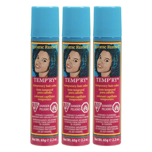 Jerome Russell Temp'Ry Spray-On Pink Hair Color, 2.2Oz X 3 Pack Beauty & Personal Care Jerome Russell