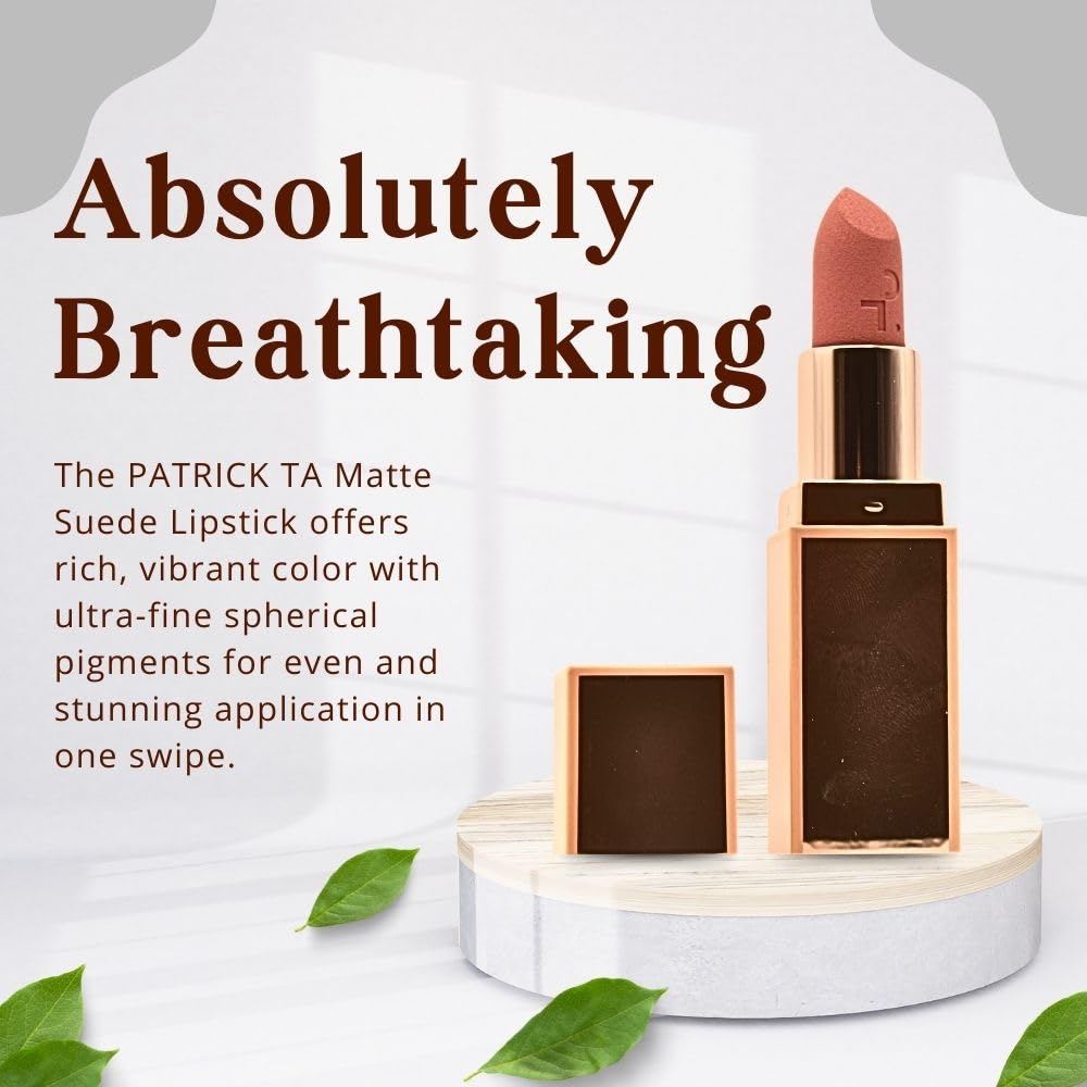Patrick Ta Major Beauty Headlines - Long Lasting Matte Suede Lipstick
