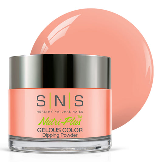 SNS Nail Dip Powder, Gelous Color Dipping Powder - Spandex Ballet (Peach/Pastel Cream) - Long-Lasting Acrylic Nail Color & Polish Lasts 14 Days Beauty & Personal Care SNS Healthy Natural Nails