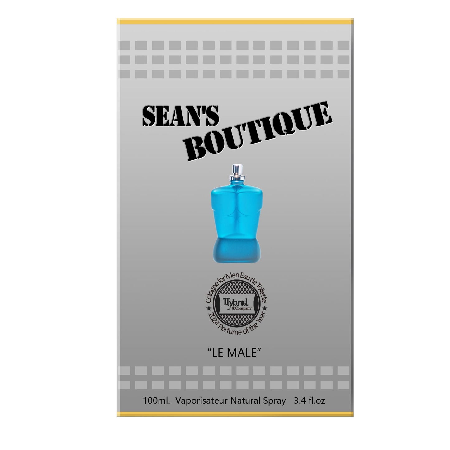Hybrid & Company Sean's Boutique Men’s Classic Scent Perfume Eau De Toilette Spray 100 ML
