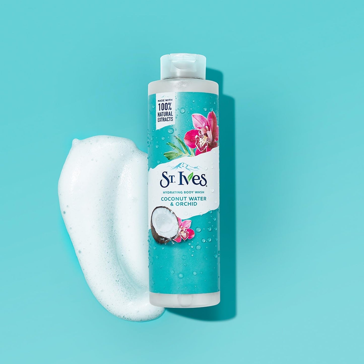 St Ives Body Wash 16 Ounce Coconut Water & Orchid (473ml)