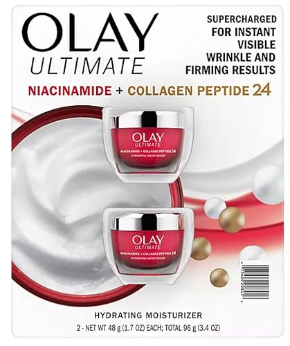 Olay Ultimate Niacinamide + Collagen Peptide 24 Hydrating Moisturizer (1.7 oz., 2 pk.)