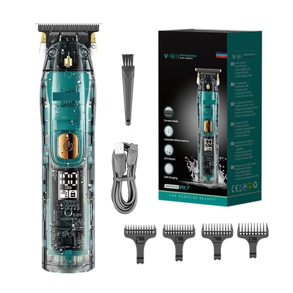 EWKYLSEM Professional Hair Trimmer for Men Electric Beard Rechargeable Clipper Washable Haircut Barber Shop Kit(961 Box) Beauty and Personal Care EWKYLSEM