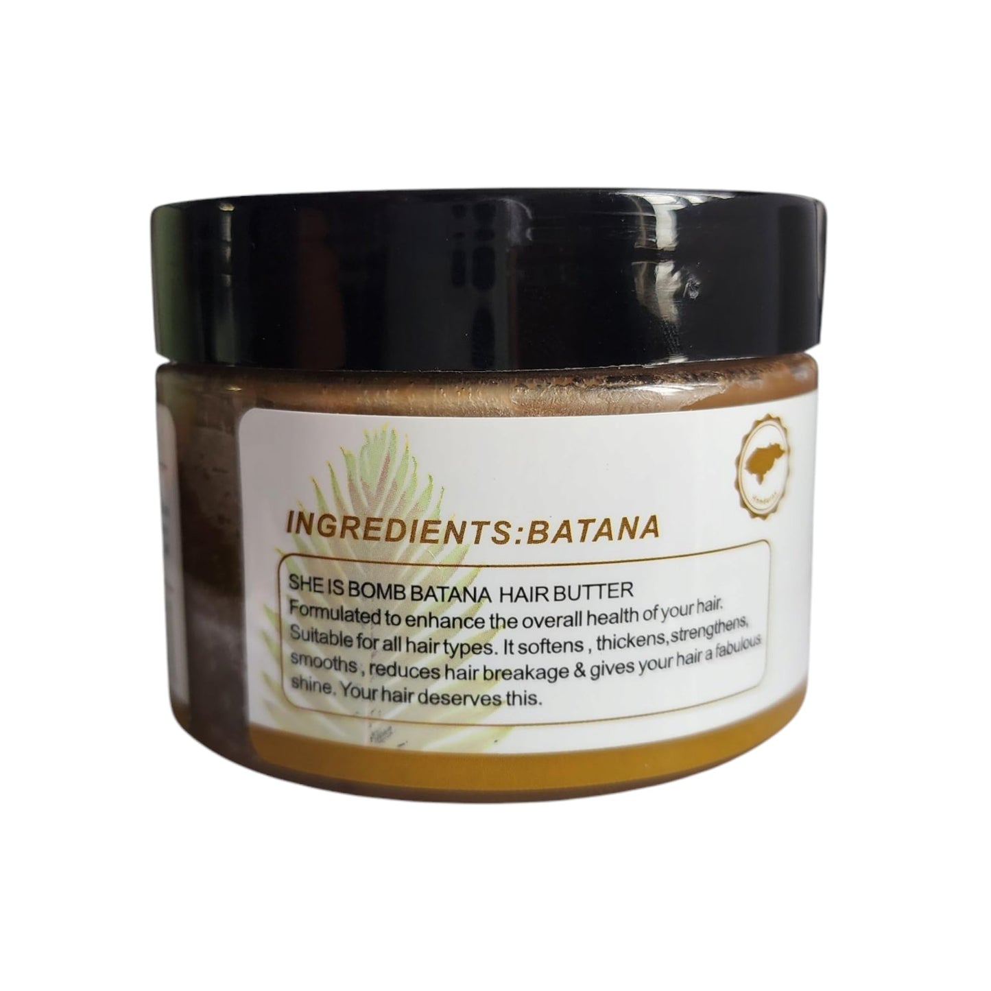 she is bomb Batana Hair Butter for Deep Moisture and Natural Glow - 5 oz - Hair Styling Agent