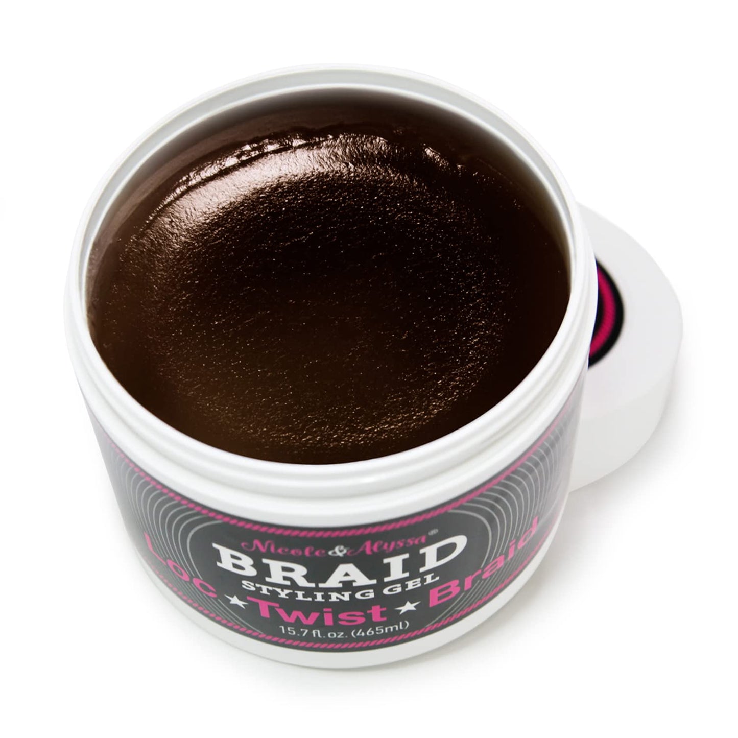 Nicole & Alyssa - Braiding Gel 15.7oz - No Flakes or Buildup, Perfect for Braids, Locs & Twists, Extra Hold, Frizz Control, Moisturizing Care