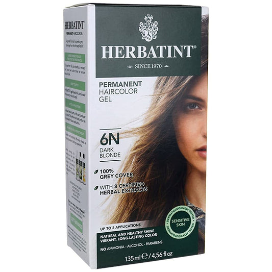 Herbatint Permanent Haircolor Gel 6N Dark Blonde 1 Box Beauty & Personal Care Herbatint