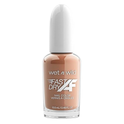 wet n wild Fast Dry AF Nail Polish, Quick 40 Second Dry Time, Long Lasting High-Shine - Sorry, I'm Latte
