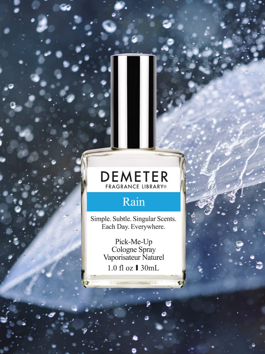 DEMETER Natural Perfume Spray Cologne for Women, Rain, 1 oz