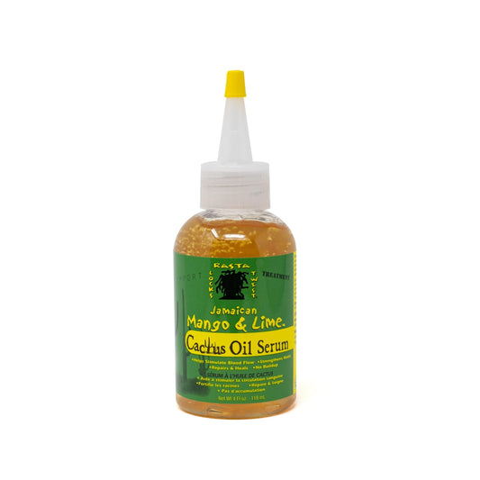 Jamaican Mango & Lime Cactus Oil Hair Serum - Nourishing Hair & Scalp Treatment for Locs, Thinning Hair & Natural Styles - Strengthens Roots, Repairs