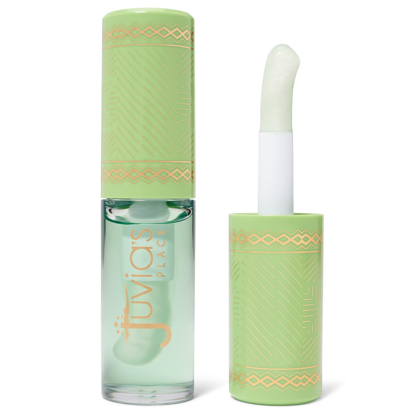 Juvia's Place Magic Lip Oil - Honeydew - Smooth, Hydrating with Vitamin E for Soft, Glossy, Juicy Lips - Infused with Fruit Extracts - Tinted,