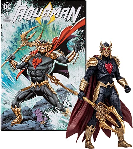 McFarlane Toys DC Direct Page Punchers Ocean Master 7in Action Figure with Aquaman Comic