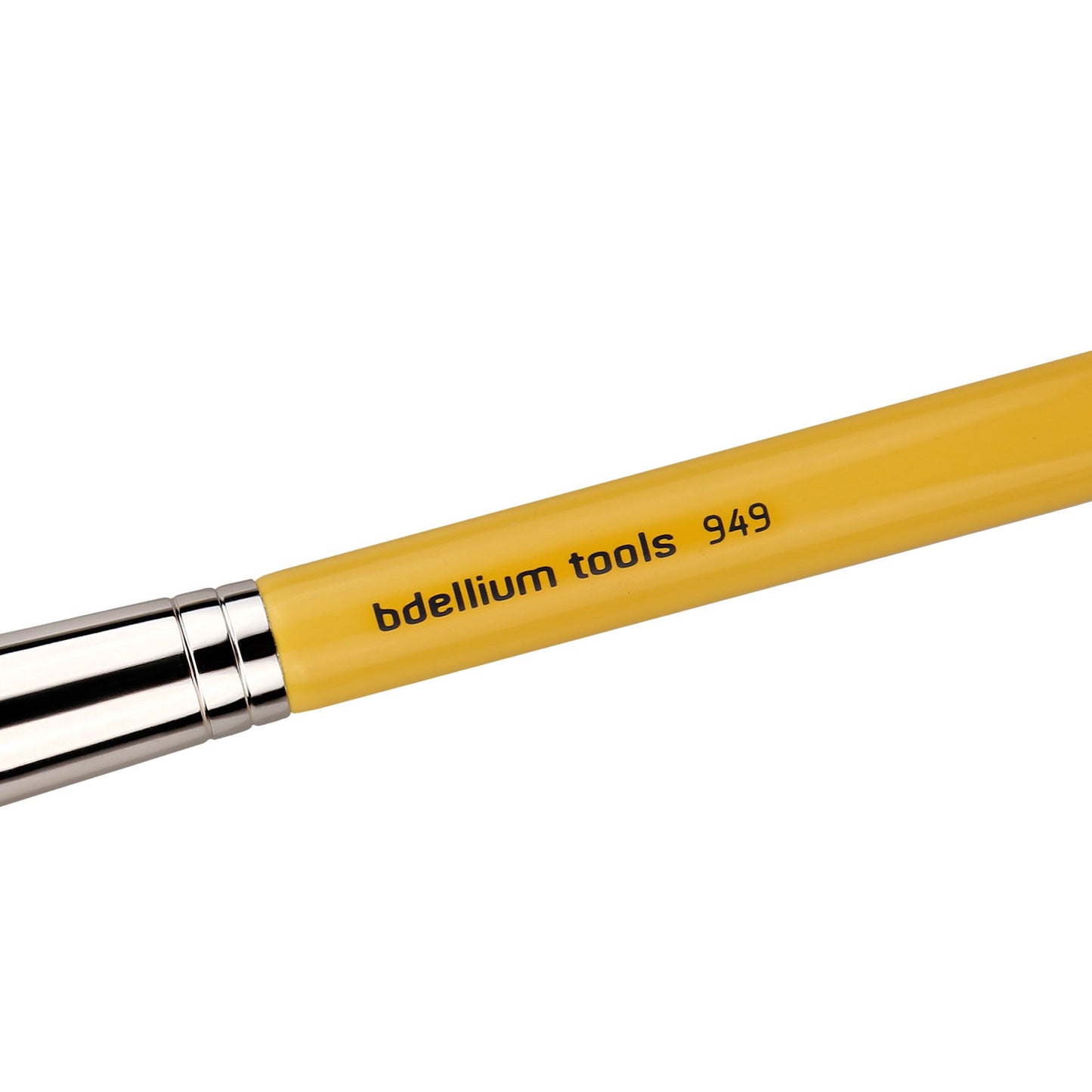 Bdellium Tools Professional Makeup Brush - Studio Series 949 Pointed Foundation - With Soft Synthetic Fibers, For Foundation & Concealing (Yellow