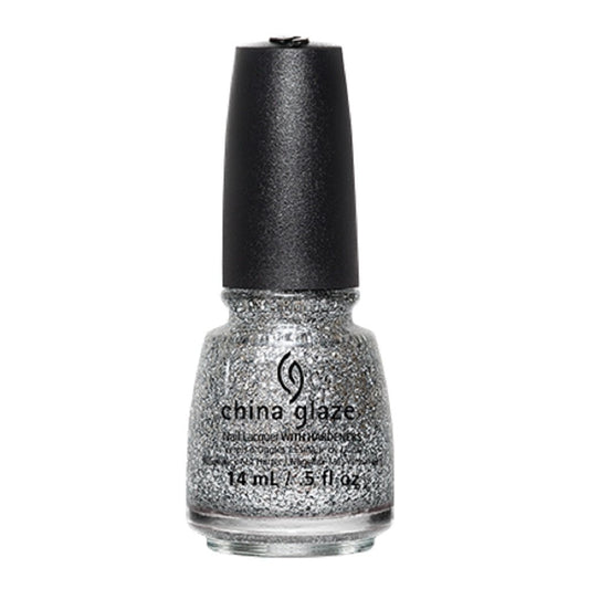 China Glaze Star Hopping Collection Silver of Sorts Nail Lacquer Beauty & Personal Care China Glaze