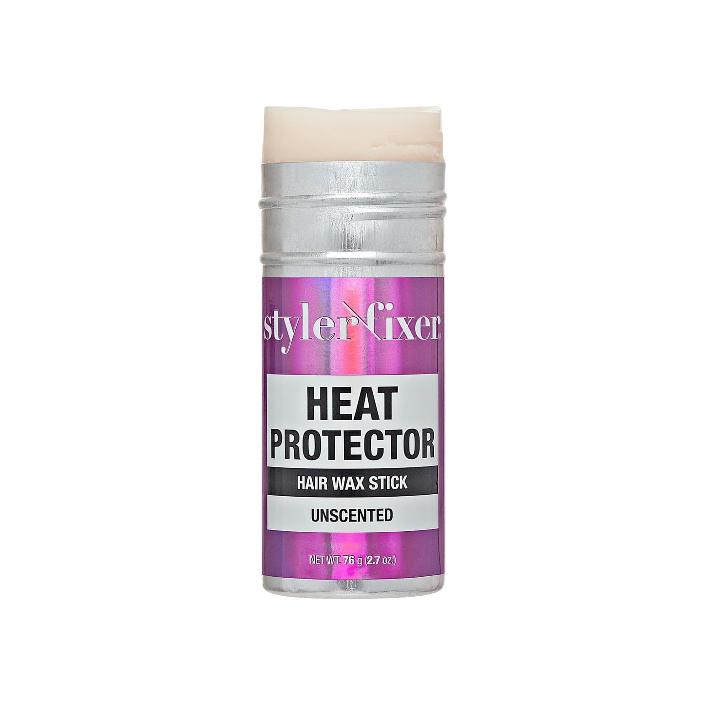 Red by Kiss Style Fixer 2-in-1 Hair Wax Stick Heat Protector Up to 460°F, Avocado Oil, Biotin & 18 Amino Acids, Smooth Flyaway, Wigs & Natural Hair