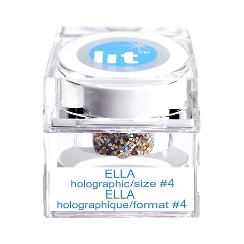 Lit Cosmetics Vegan Glitter, Ella #4, 4g