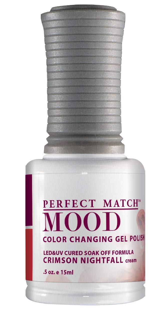 LeChat Perfect Match Mood Gel Polish, Crimson Nightfall, 0.500 Ounce (MPMG18) Beauty & Personal Care LECHAT