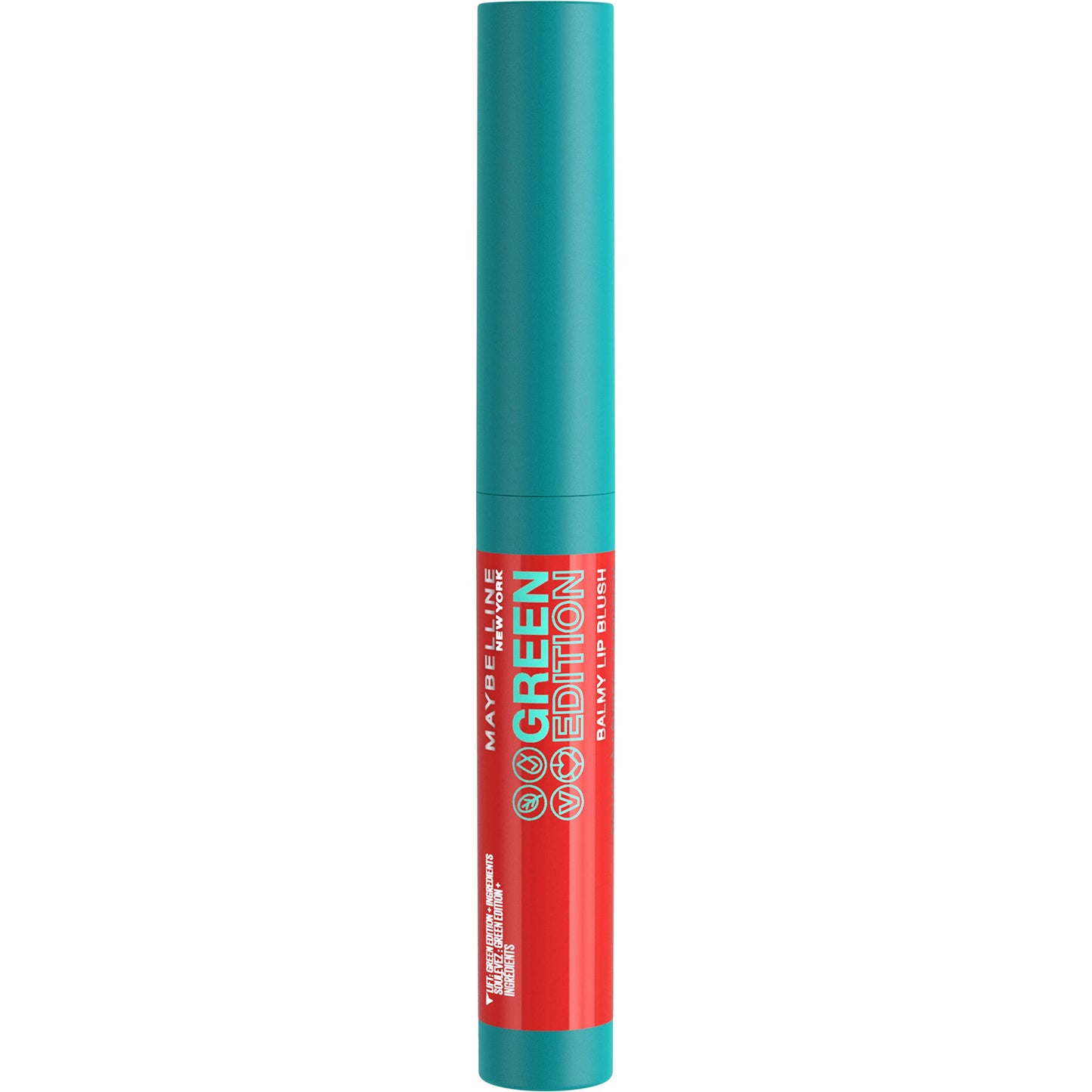 Maybelline Green Edition Balmy Lip Blush, Formulated With Mango Oil, Sunshine, Sheer Coral, 1 Count