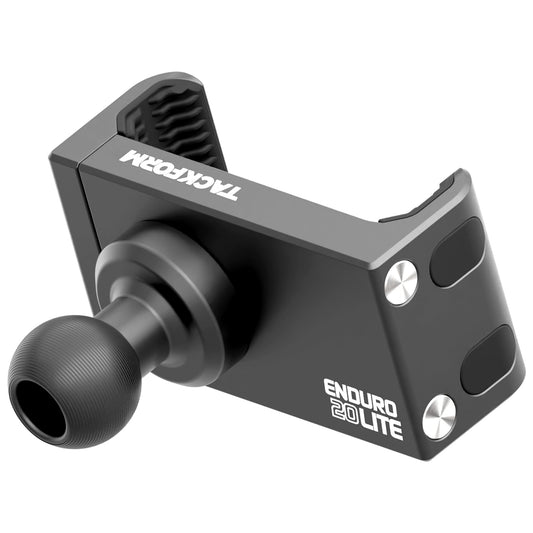 Tackform Enduro 20LITE Phone Holder - Spring Tension Optimized for in Vehicle Use, Truck and Fleet, Rock Crawling | 20mm Aluminum Ball