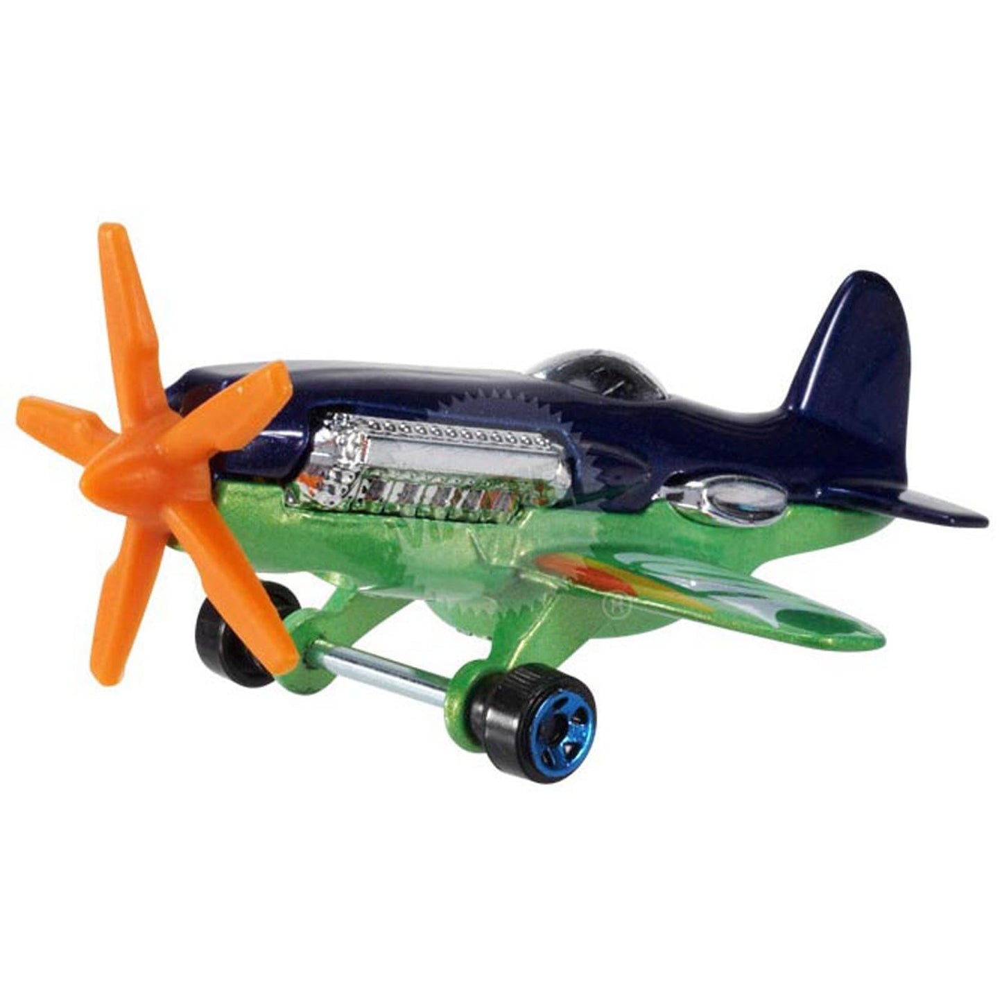 Hot Wheels 2014 Hw Off-Road Daredevils Blue Mad Propz Airplane 124/250