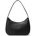 CYHTWSDJ Shoulder Bags for Women, Cute Hobo Tote Handbag Mini Clutch Purse with Zipper Closure (Black)
